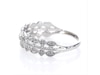 Thumbnail Image 5 of 1/15 CT. T.W. Diamond Art Deco Twist Vintage-Style Anniversary Ring in 10K White Gold