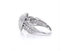Thumbnail Image 5 of 1 CT. T.W. Diamond Double Pear-Shaped Frame Multi-Row Engagement Ring in 10K White Gold