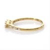 Thumbnail Image 5 of 1/4 CT. T.W. Diamond Three Stone Promise Ring in 10K Gold