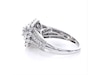 Thumbnail Image 5 of 1 CT. T.W. Diamond Double Cushion Frame Vintage-Style Engagement Ring in 10K White Gold