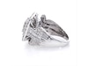 Thumbnail Image 5 of 2 CT. T.W. Princess-Cut Composite Diamond Double Frame Engagement Ring in 10K White Gold