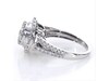 Thumbnail Image 5 of 1-1/2 CT. T.W. Composite Baguette and Round Diamond Frame Engagement Ring in 14K White Gold