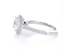 Thumbnail Image 5 of Cherished Promise Collection™ 1/4 CT. T.W. Quad Princess-Cut Diamond Vintage-Style Promise Ring in 10K White Gold