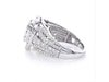 Thumbnail Image 5 of 2 CT. T.W. Composite Diamond Pear-Shaped Frame Engagement Ring in 10K White Gold