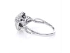 Thumbnail Image 5 of 1/2 CT. T.W. Diamond Double Frame Twist Engagement Ring in 10K White Gold