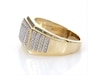 Thumbnail Image 5 of Men's 1/3 CT. T.W. Rectangular Multi-Diamond Ring in 10K Gold