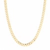 Thumbnail Image 3 of Italian Gold Men's 5.6mm Diamond-Cut Cuban Curb Chain Necklace in Hollow 10K Gold - 22"