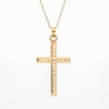 Thumbnail Image 4 of Diamond-Cut Cross Pendant in 10K Gold