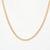 Thumbnail Image 4 of 3.0mm Cuban Curb Chain Necklace in Hollow 10K Two-Tone Gold - 18"