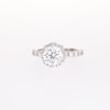 Thumbnail Image 5 of TRUE Lab-Grown Diamonds by Vera Wang Love 2-1/3 CT. T.W. Flower Frame Engagement Ring in 14K White Gold (F/VS2)