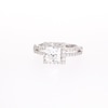 Thumbnail Image 5 of TRUE Lab-Grown Diamonds by Vera Wang Love 2 CT. T.W. Square Frame Engagement Ring in 14K White Gold (F/VS2)