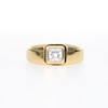 Thumbnail Image 4 of 1 CT. T.W. Certified Square-Cut Lab-Grown Diamond Solitaire Wedding Band in 14K Gold (F/VS2)