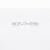 Thumbnail Image 4 of 1/10 CT. T.W. Diamond Wave Alternating Anniversary Band in 10K White Gold