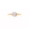 Thumbnail Image 4 of 1/3 CT. T.W. Cushion-Shaped Multi-Diamond Split Shank Ring in 10K Gold