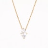 Thumbnail Image 4 of 1/2 CT. Marquise Diamond Solitaire Pendant in 14K Gold (I/I2)