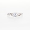 Thumbnail Image 5 of 7/8 CT. T.W. Diamond Vine Cascading Engagement Ring in 14K White Gold (I/I2)