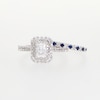 Thumbnail Image 5 of Vera Wang Love Collection Emerald-Cut Diamond Ring Set
