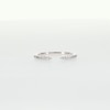 Thumbnail Image 5 of 1/6 CT. T.W. Diamond Tapered Open Shank Band in 10K White Gold
