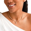 Thumbnail Image 4 of 4 CT. T.W. Lab-Grown Diamond Flower Drop Necklace in 10K Gold (F/SI2)
