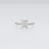 Thumbnail Image 5 of 2 CT. Certified Radiant-Cut Lab-Grown Diamond Solitaire Engagement Ring in 14K White Gold (F/VS2)