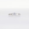 Thumbnail Image 5 of 1-1/5 CT. T.W. Diamond Five Stone Engagement Ring in 14K White Gold