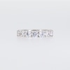 Thumbnail Image 5 of 1-1/2 CT. T.W. Seven Stone Certified Lab-Grown Diamond Anniversary Band in 14K White Gold (F/SI2)