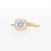 Thumbnail Image 5 of 5-1/2 CT. T.W. Certified Lab-Grown Diamond Framed Bridal Set in 14K Gold (I/SI2)