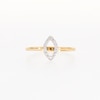 Thumbnail Image 5 of 1/10 CT. T.W. Diamond Marquise Outline Ring in 10K Gold