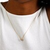 Thumbnail Image 4 of 1/5 CT. T.W. Heart-Shaped Lab-Grown Multi-Diamond Frame Necklace in Sterling Silver with 14K Gold Plate (F/SI2)