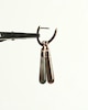 Thumbnail Image 4 of PDPAOLA™ at Zales ICONS Cubic Zirconia Large Teardrop Dangle Single Hoop Earring in Sterling Silver