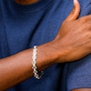 Thumbnail Image 4 of 2-3/4 CT. T.W. Certified Lab-Grown Diamond Mirrored "C" Link Bracelet in 10K Gold (F/SI2) - 8.5"