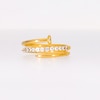 Thumbnail Image 5 of 1/3 CT. T.W. Diamond Spiral Nail Ring in 10K Gold