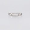 Thumbnail Image 5 of 1/6 CT. T.W. Diamond Rectangle Chain Link Ring in 10K Gold