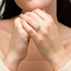 Thumbnail Image 6 of 1-1/2 CT. T.W. Certified Lab-Grown Diamond Cushion-Shaped Frame Engagement Ring in 14K White Gold (F/SI2)