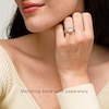 Thumbnail Image 5 of 3-1/2 CT. T.W. Oval Certified Lab-Grown Diamond Frame Engagement Ring in 14K Gold (F/VS2)