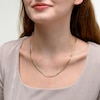 Thumbnail Image 4 of 4.0mm Diamond-Cut Flat Curb Chain Necklace in Solid 10K Gold - 20”