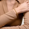 Thumbnail Image 4 of 7.7mm Round Rope Chain Bracelet in Hollow 10K Gold - 7.5"