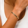 Thumbnail Image 3 of 5.0mm Panther Link Bracelet in Solid 10K Gold - 7.5"