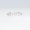 Thumbnail Image 4 of 2 CT. T.W. Oval Lab-Grown Diamond Eternity Band in 14K White Gold (F/VS2)