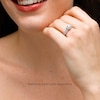 Thumbnail Image 5 of 1 CT. T.W. Certified Lab-Grown Diamond Cushion Frame Split Shank Engagement Ring in 14K White Gold (F/SI2)