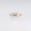 Thumbnail Image 4 of 5-1/3 CT. T.W. Cushion-Cut and Half-Moon Certified Lab-Grown Diamond Three Stone Engagement Ring in 14K Gold (F/VS2)