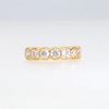 Thumbnail Image 4 of 2 CT. T.W. Certified Lab-Grown Diamond Bezel-Set Scallop Edge Anniversary Band in 14K Gold (F/VS2)