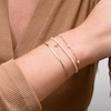 Thumbnail Image 4 of 2.0mm Wheat Chain Bracelet in Solid Sterling Silver with 18K Gold Plate