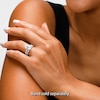 Thumbnail Image 6 of Vera Wang Love Collection 3-7/8 CT. T.W. Oval Certified Lab-Grown Diamond Engagement Ring in 14K White Gold (F/VS2)