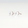 Thumbnail Image 4 of 1-1/2 CT. T.W. Certified Lab-Grown Diamond Solitaire Stud Earrings in 14K Gold (F/SI2)