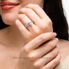 Thumbnail Image 5 of Vera Wang Love Collection 3-1/2 CT. T.W. Pear-Shaped Certified Lab-Grown Diamond Engagement Ring in 14K White Gold