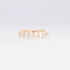 Thumbnail Image 4 of 4-1/3 CT. T.W. Oval Certified Lab-Grown Diamond Eternity Band in 14K Gold (F/VS2) - Size 7