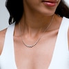 Thumbnail Image 4 of 2 CT. T.W. Certified Lab-Grown Diamond Graduated Necklace in 10K Gold (F/VS2)