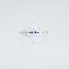 Thumbnail Image 4 of 3-1/3 CT. T.W. Marquise-Cut Certified Lab-Grown Diamond Leaf-Sides Engagement Ring in 14K White Gold (F/VS2)