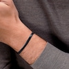Thumbnail Image 4 of 5.0mm Herringbone Chain Bracelet in Solid Stainless Steel with matte Black Ion Plate - 8.5